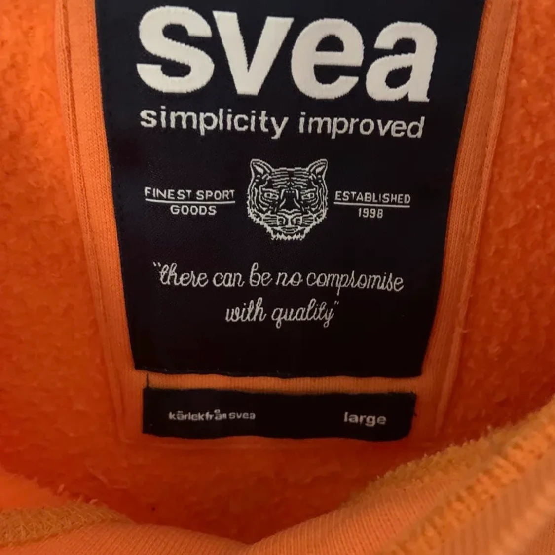 Orange Svea tröja  - 91