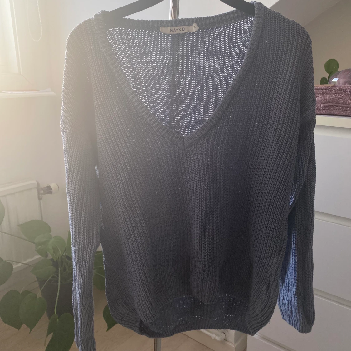 Stickad tröja från NA-KD, strl xs