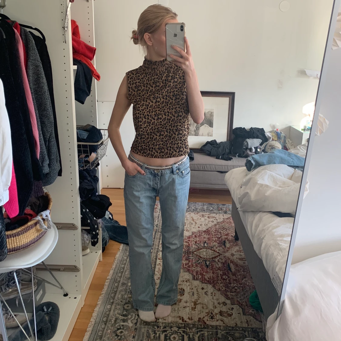 Lågmidjade jeans - 90