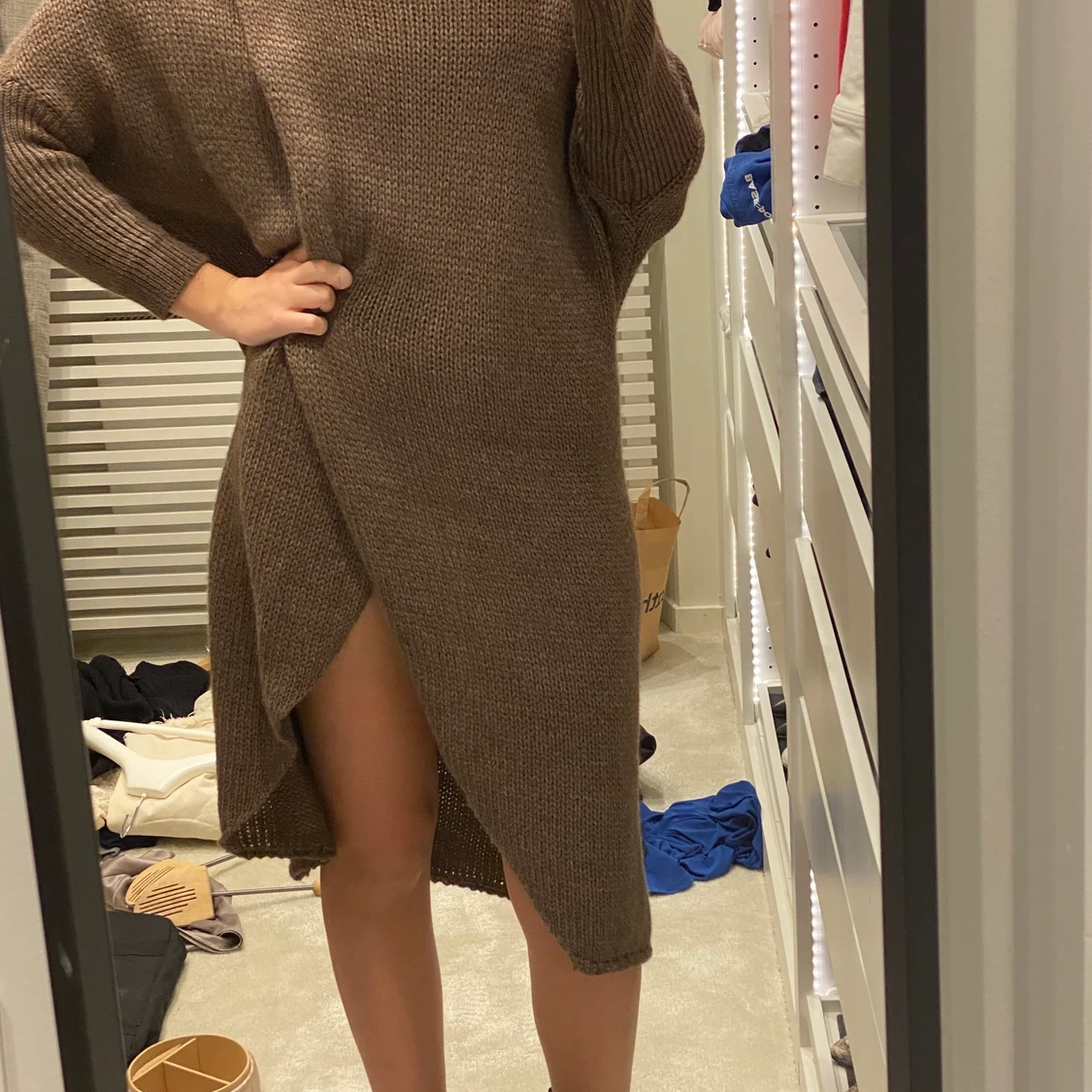 Stickad klänning  - 91