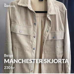 Manchester skjorta  - Super snygg Manchester skjorta från Gina Tricot. Köpt i höstas för 500kr och aldrig använd.  Strl. M