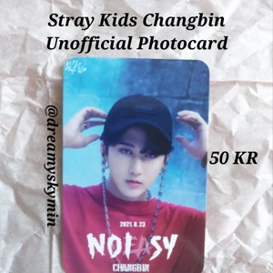Stray Kids Changbin Unofficial Photocard - Unofficial Photocard på Changbin från StrayKids. Gratis frakt och freebies ingår i köpet. Kostar bara 50 KR. Kontakta mig om du är sugen på att köpa.