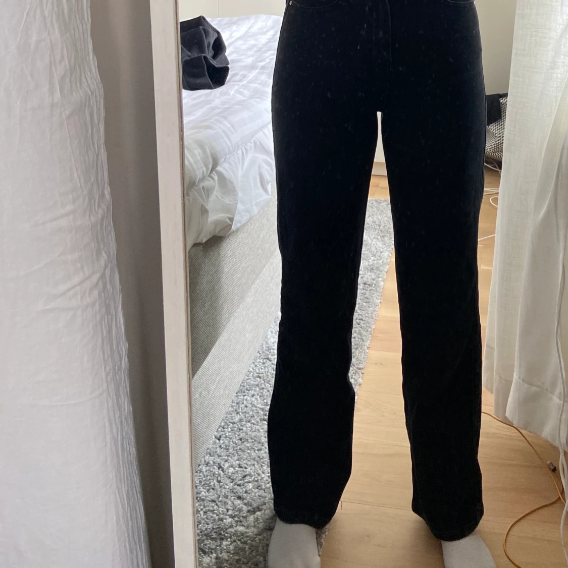 Svarta raka jeans  - 90