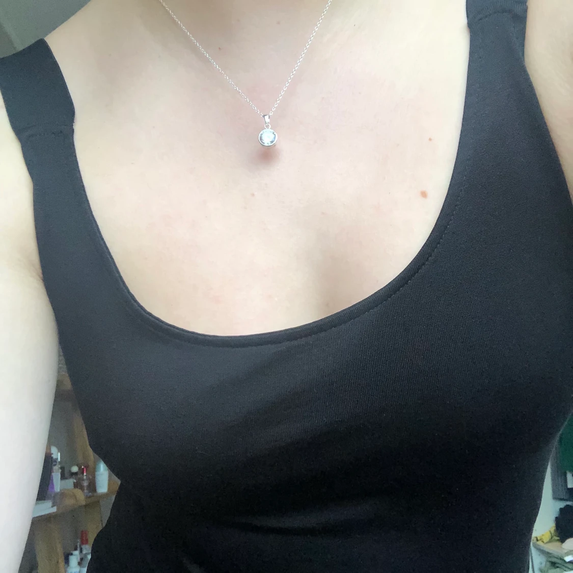 Svart midiklänning - 90