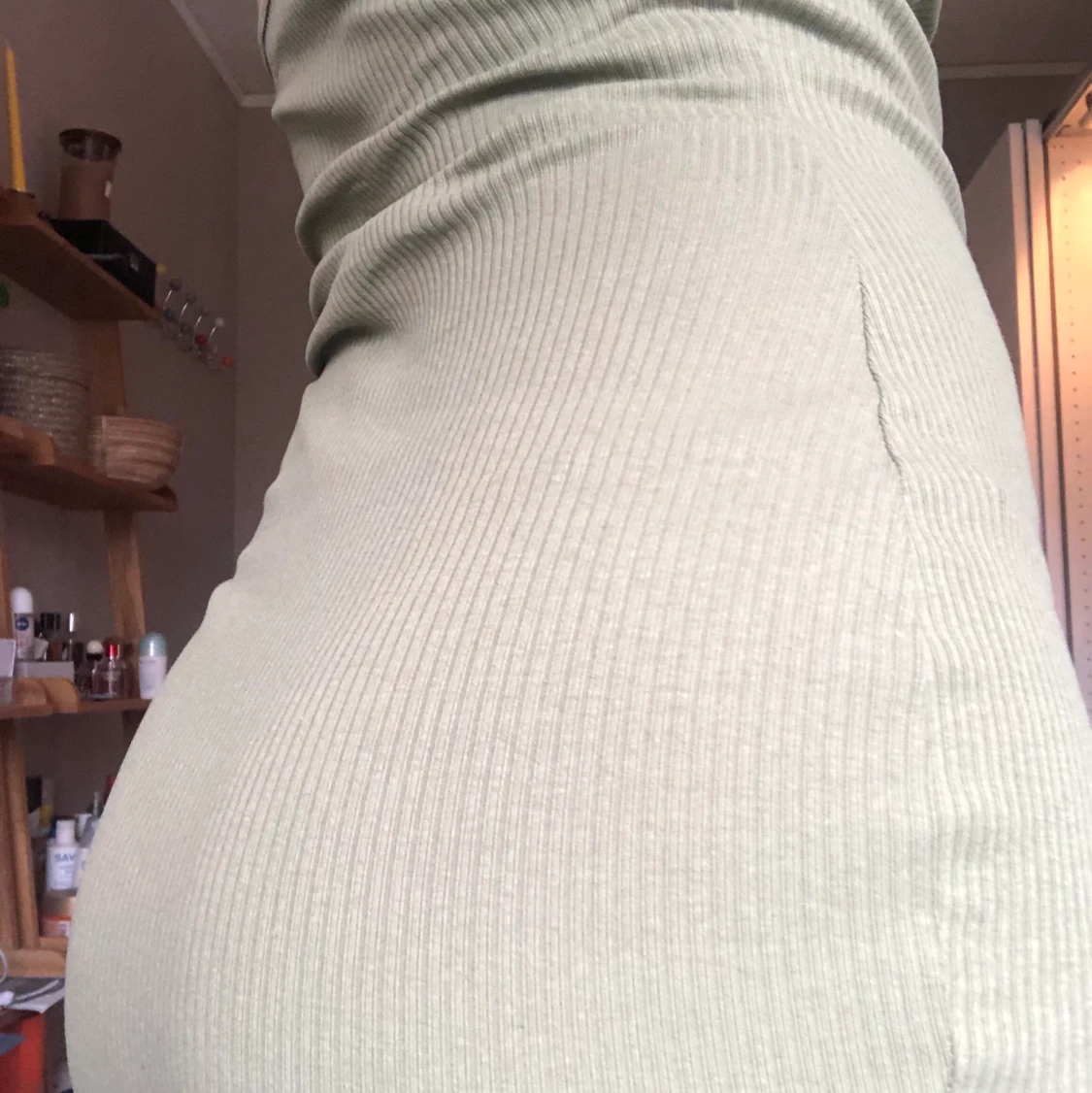 Olivgrön klänning 🫒  - 91