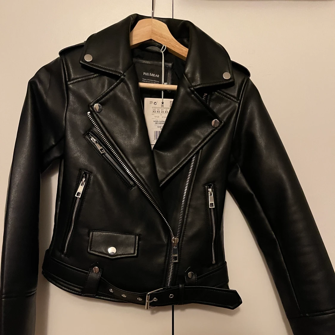 Läderimitation jacka pull & bear - 90