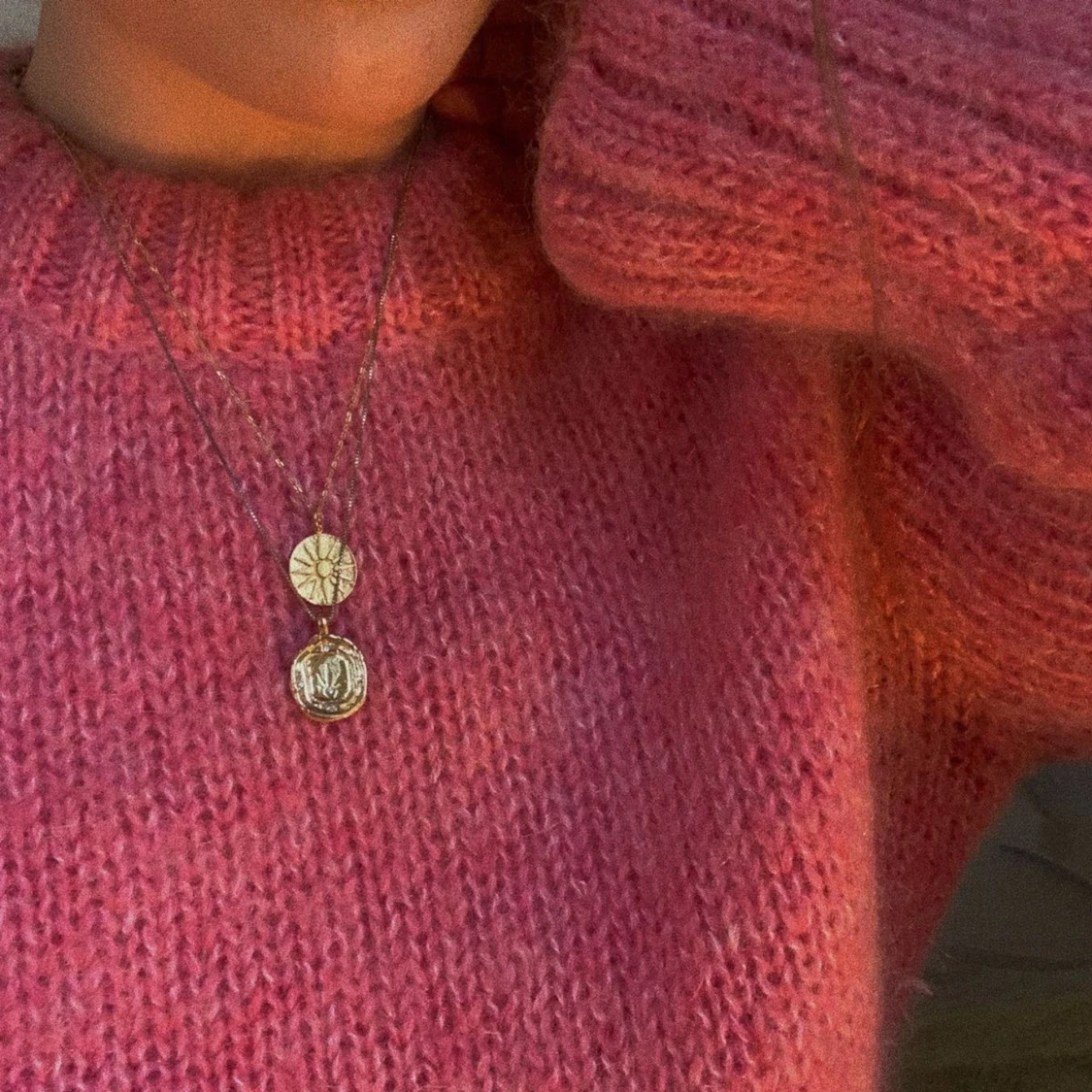 Rosa mohairtröja H&M - 91