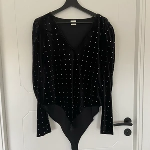 Rhinestone bodysuit - H&M rhinestoned bodysuit, only worn once!