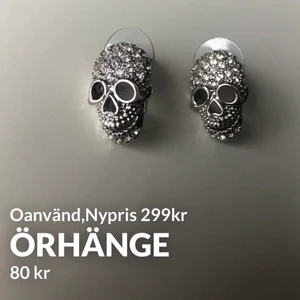 Örhänge från rock of sweden - Örhänge från rock of sweden men har aldrig kommit till användning så säljer dom så De kanske kommer till mer användning hos någon annan. Köparen står för frakten. Skriv vid fler frågor ☺️