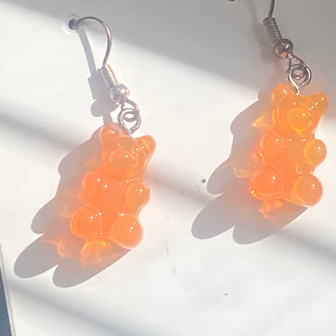 Orangea Björn örhängen  - 90