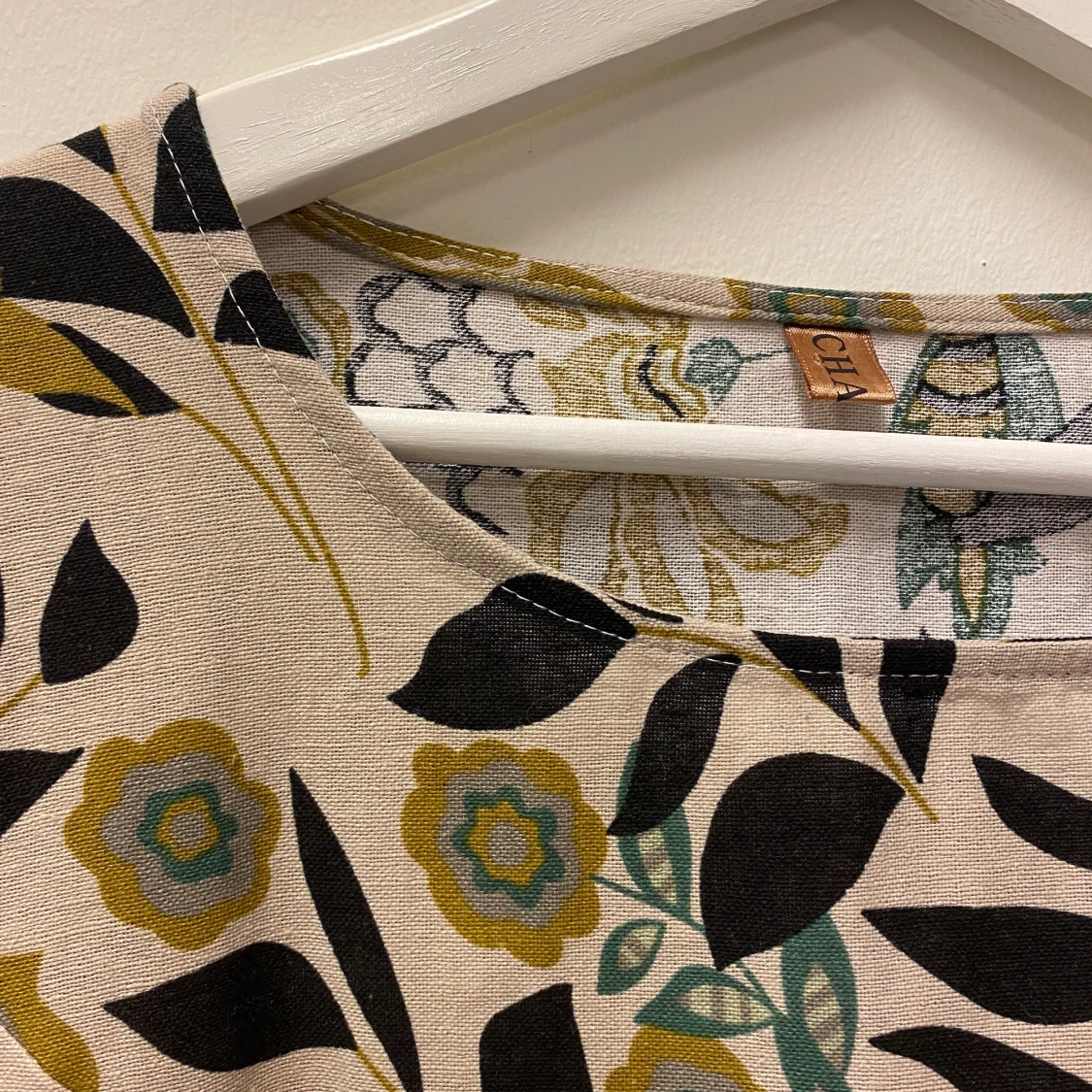 Mönstrad sommarklänning  - 91