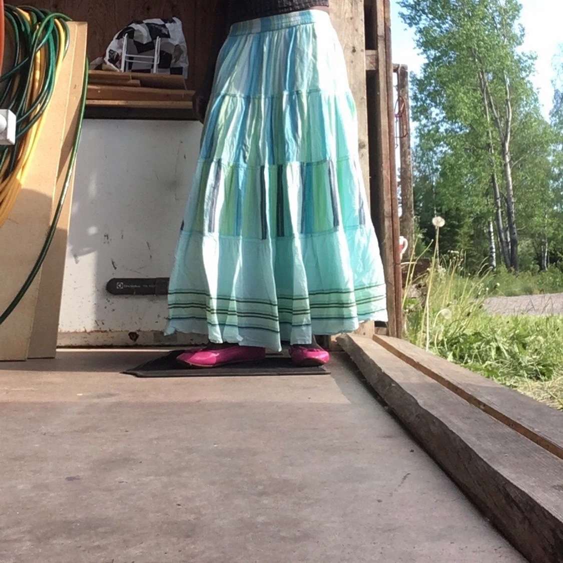 Söt linen summer kjol - 91