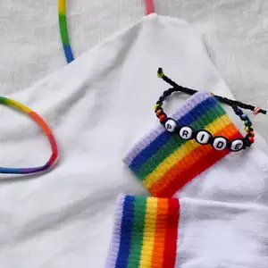 20% rabatt nu under West pride🏳️‍🌈Pride-armband🏳️‍🌈 Vid varje köp av ett armband doneras 15% av pengarna till en insamling till förmån för hbtqi-personers rättigheter i Sverige och världen. Armbandet är gjort i svart vaxad bomull✨🥰 Standard storlek är dam/barn. Vill man ha större så får man nämna det👍🏼☺️