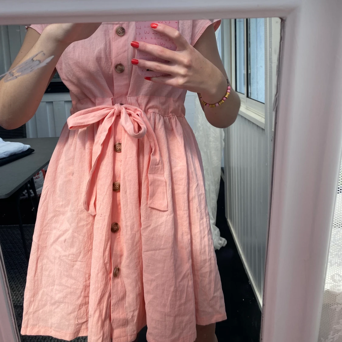 Rosa klänning  - 90