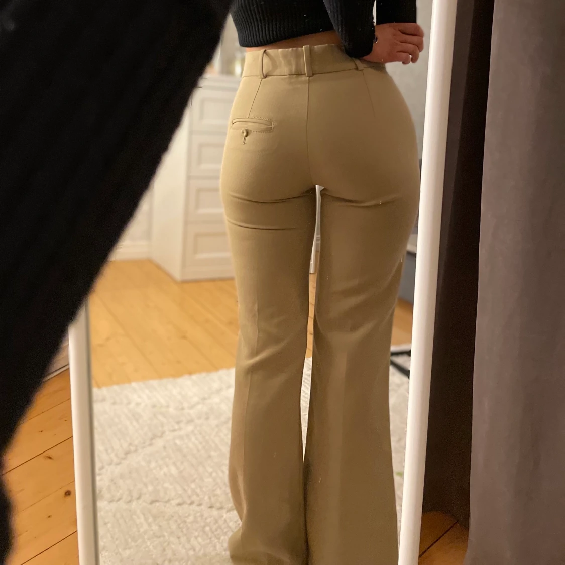 Beiga kostymbyxor - 91