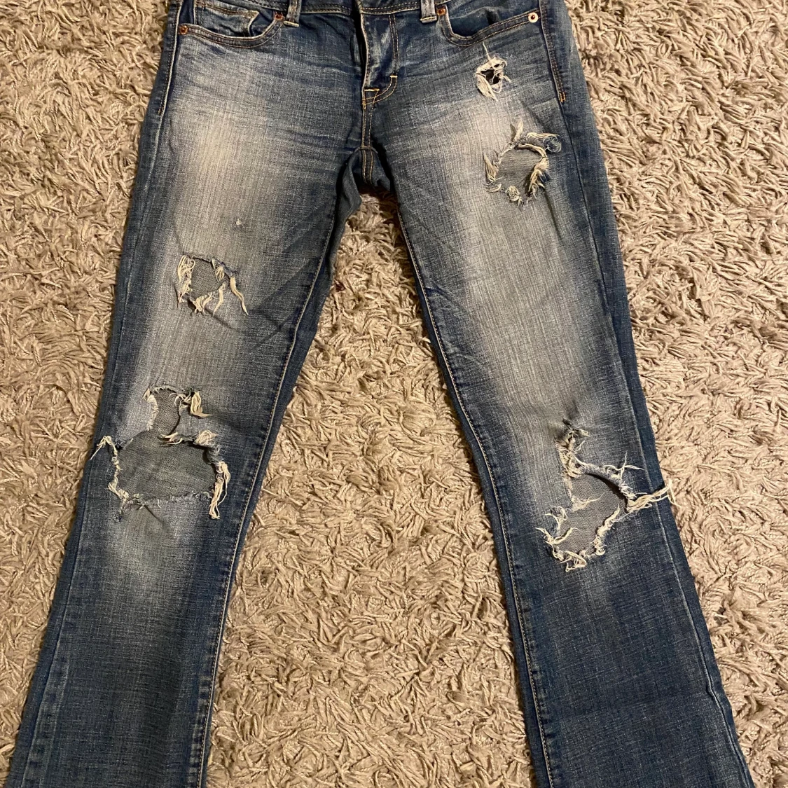 Lågmidjade jeans