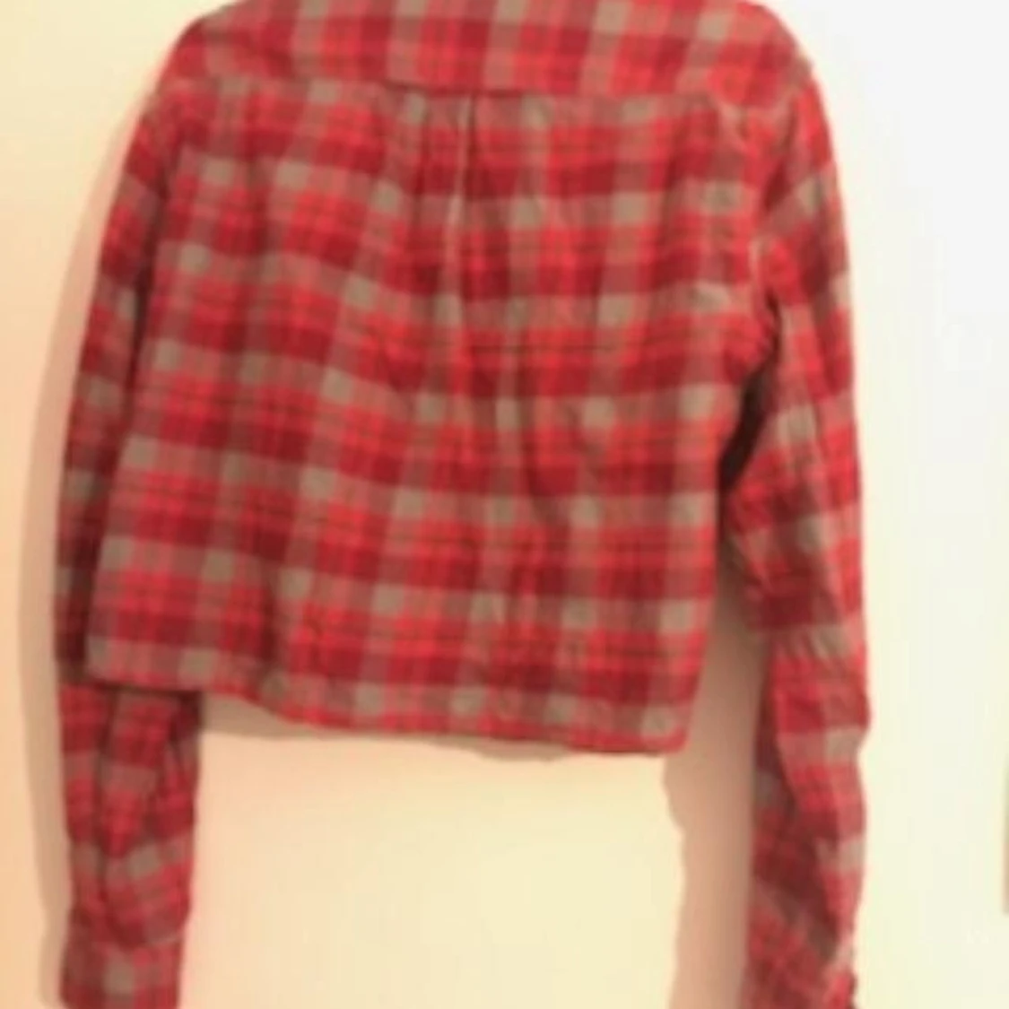 Vintage croppad skjorta - 90