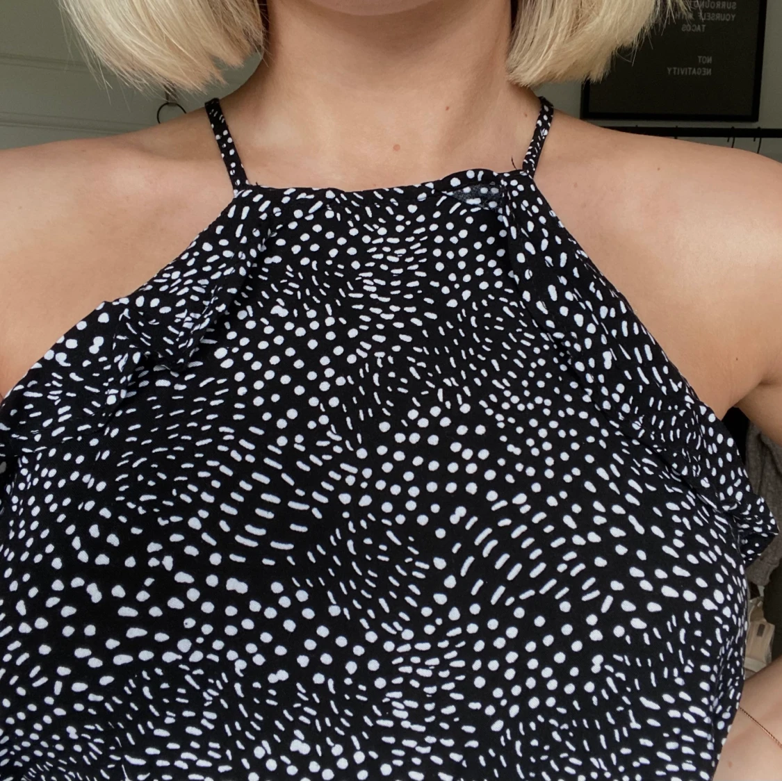 Halterneck linne - 91