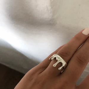 Sterling silver ring ”slime” - Sterling silver 925, rostar ej. Tror att den är storlek 16