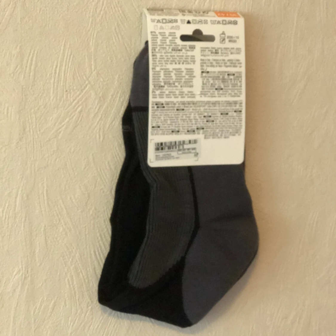 Svart-Grå Ridstrumpa/Träningsstrumpa  - 90