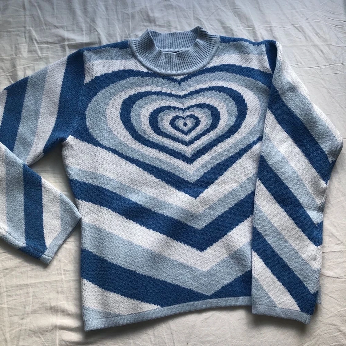 Blå cider sweatshirt  - 91