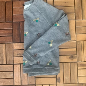 Jättegullig tröja! - Skitsnygg grå tröja med skalbaggar på i storlek s! (frakt kostar 66)