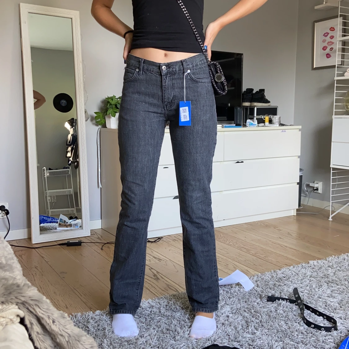 Svarta sellpy jeans