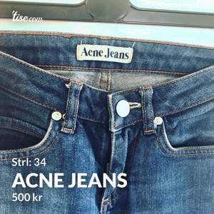 Äkta Acne Jeans. Väldigt bra skick! 