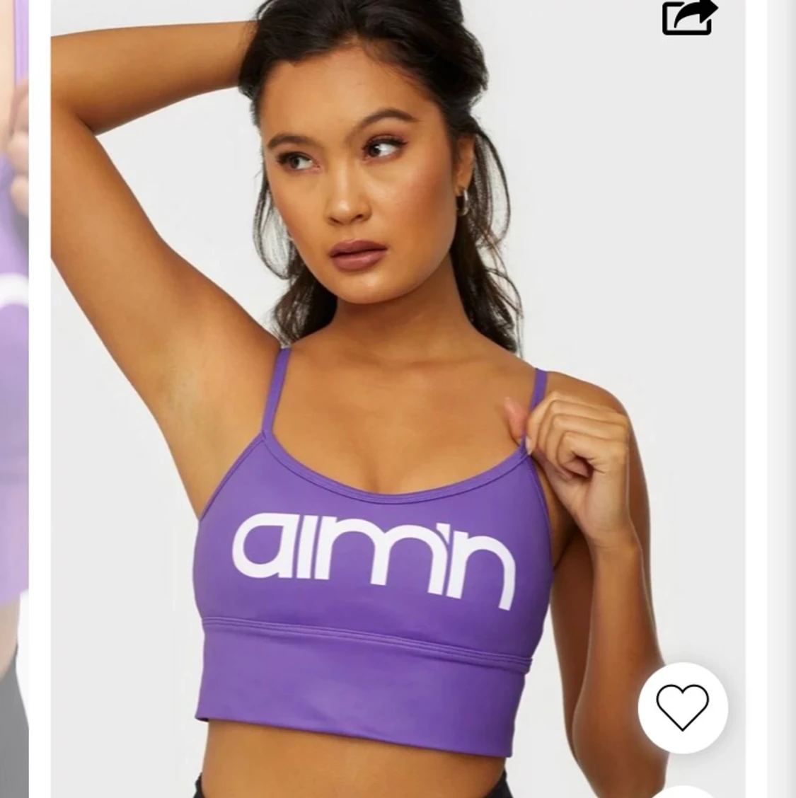 Helt ny sport-bh, aldrig använd💜