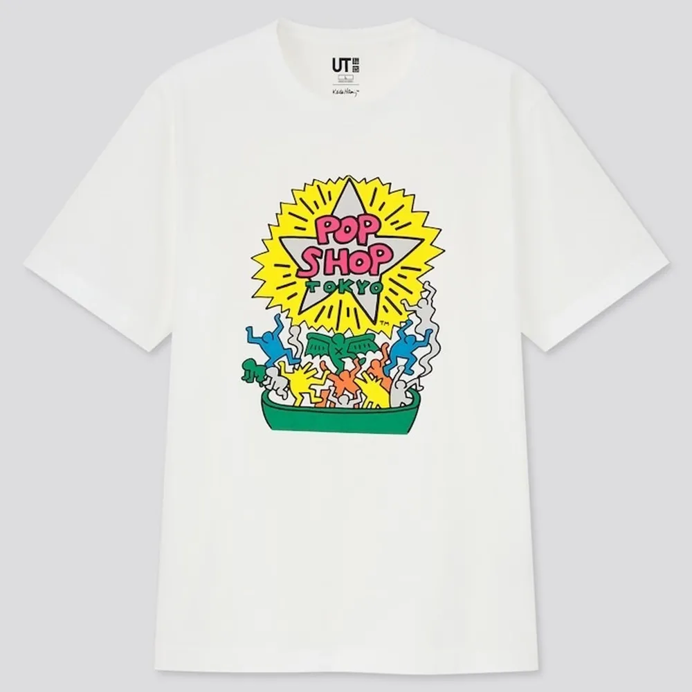 Ny vit tshirt från Uniqlo x Keith Haring i strl S. . T-shirts.