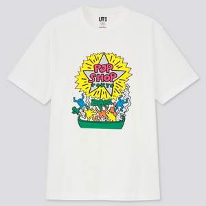 Ny vit tshirt från Uniqlo x Keith Haring i strl S. 