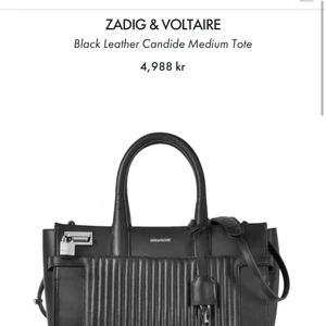 Zadig Voltaire väska  - I modell candide. Köptes för flera år sedan för omkring 5000 kr. Kan användas både crossover men också runt armen. 