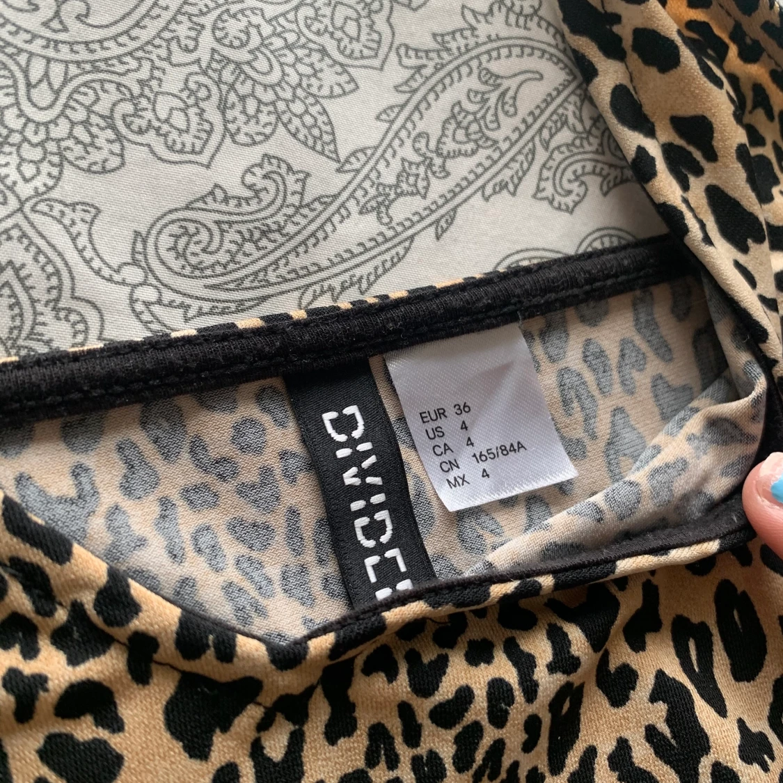 Leopard klänning - 91