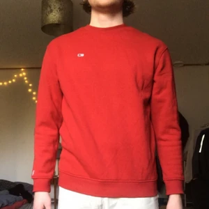 Tommy Hilfiger - Tjocktröja - Large - Tommy Hilfiger sweater jag köpte för 2 år sedan för 999kr, men jag har aldrig använt den. Glömde bort den och nu passar den inte riktigt mig längre! Därför vill jag nu se någon annan ha den.