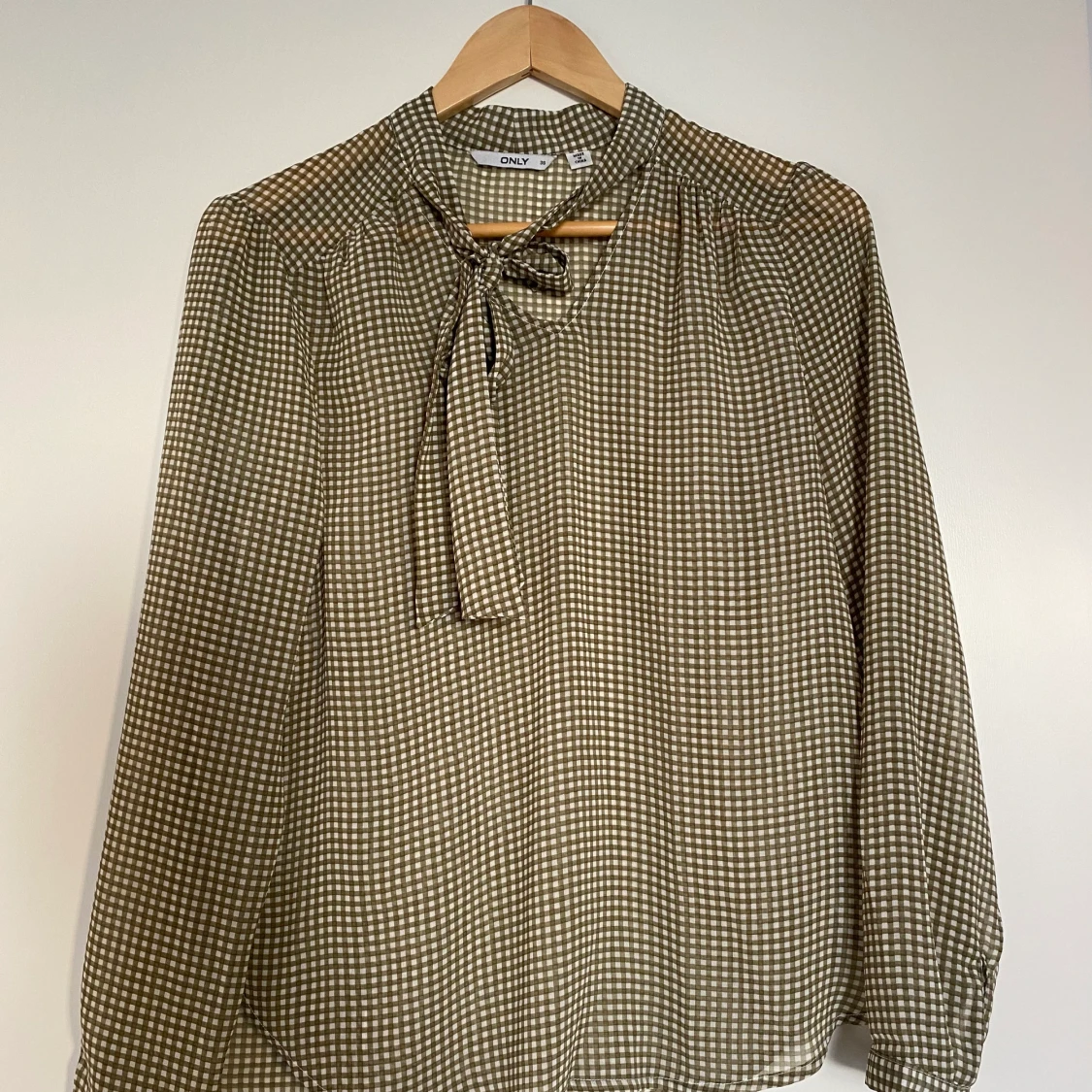 Grön rutig blus - 90
