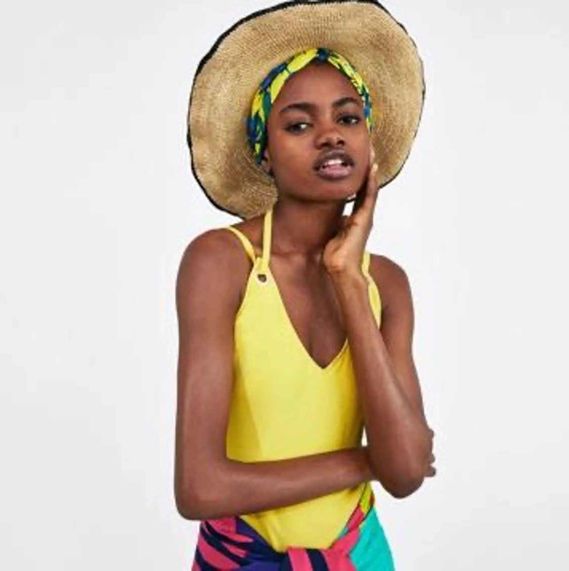 Zara gul baddräkt NY - 91