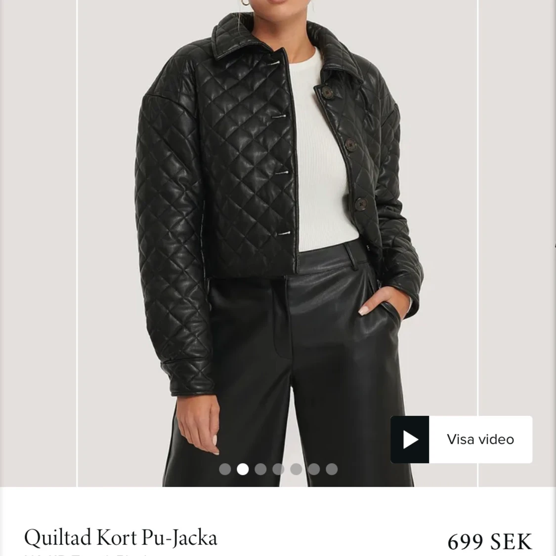 Quiltad vår/höstjacka 