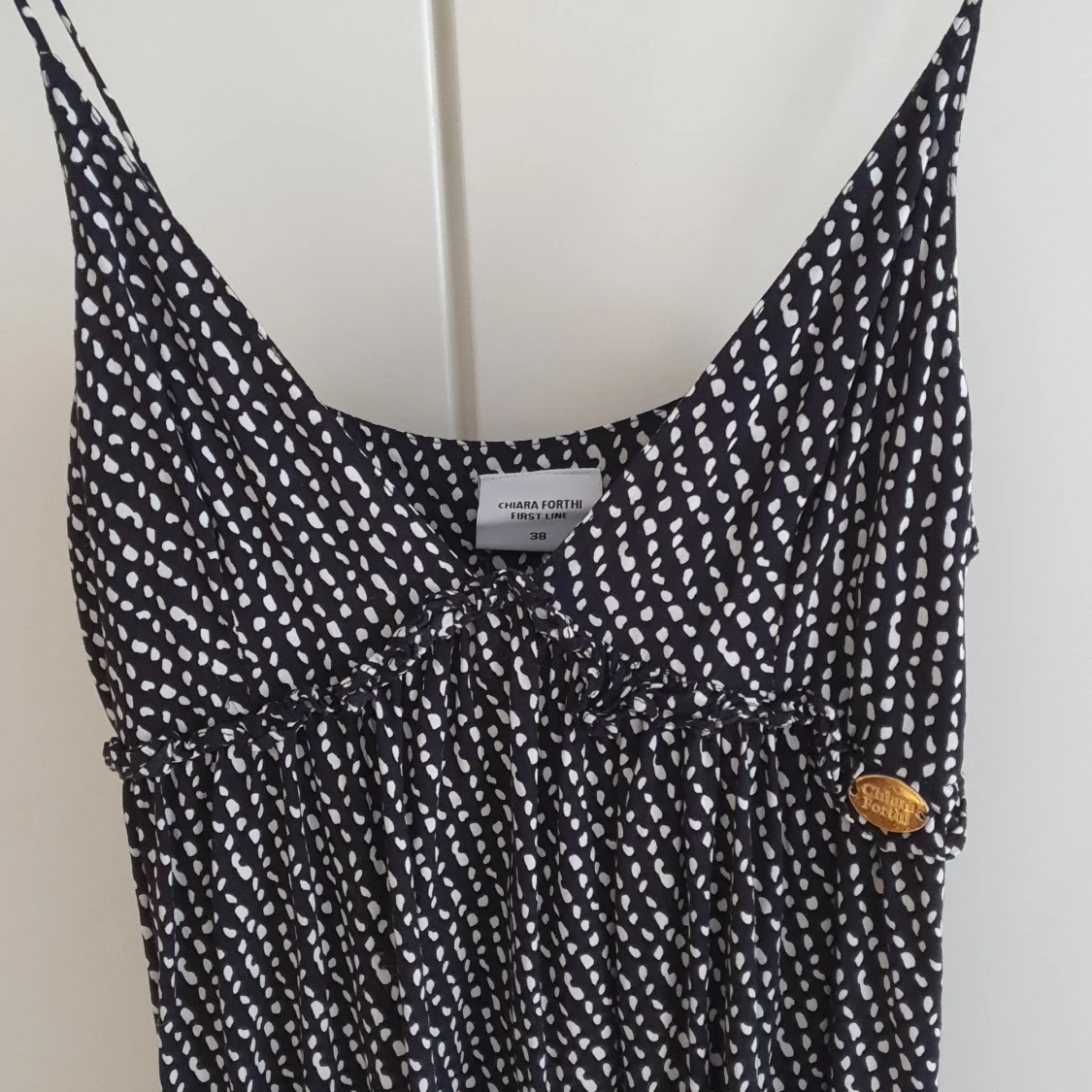 Klänning med tunna axelband - 91