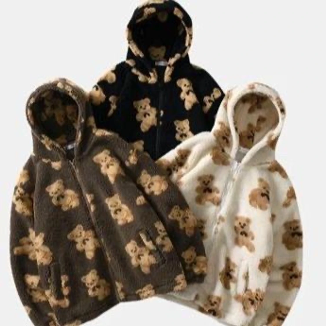 Heart Eyes Bear Hoodie - 90