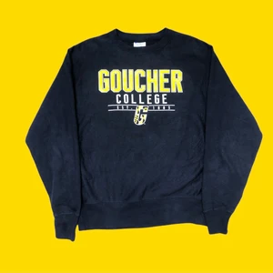 College sweatshirt!! 🌱🌱 - Goucher college sweatshirt från Champion. Storlek L men passar något större och är i grymt vintage skick utan några anmärkningar. Tveka inte att höra av dig om du undrar något! 🌱✌🏻💫