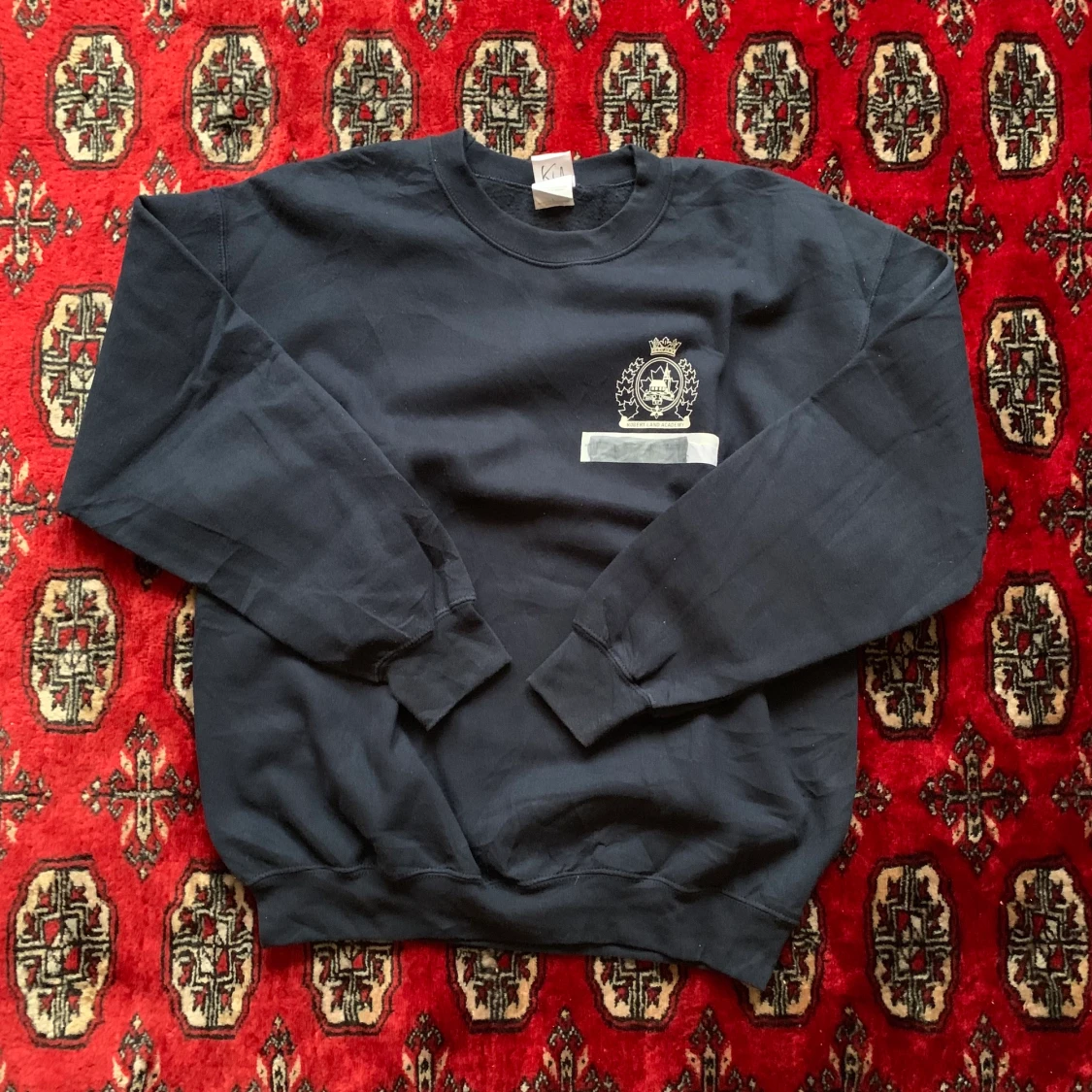 Vintage printed hoodie