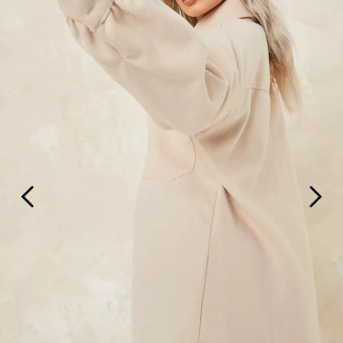 Beige/rosa vårjacka - 90