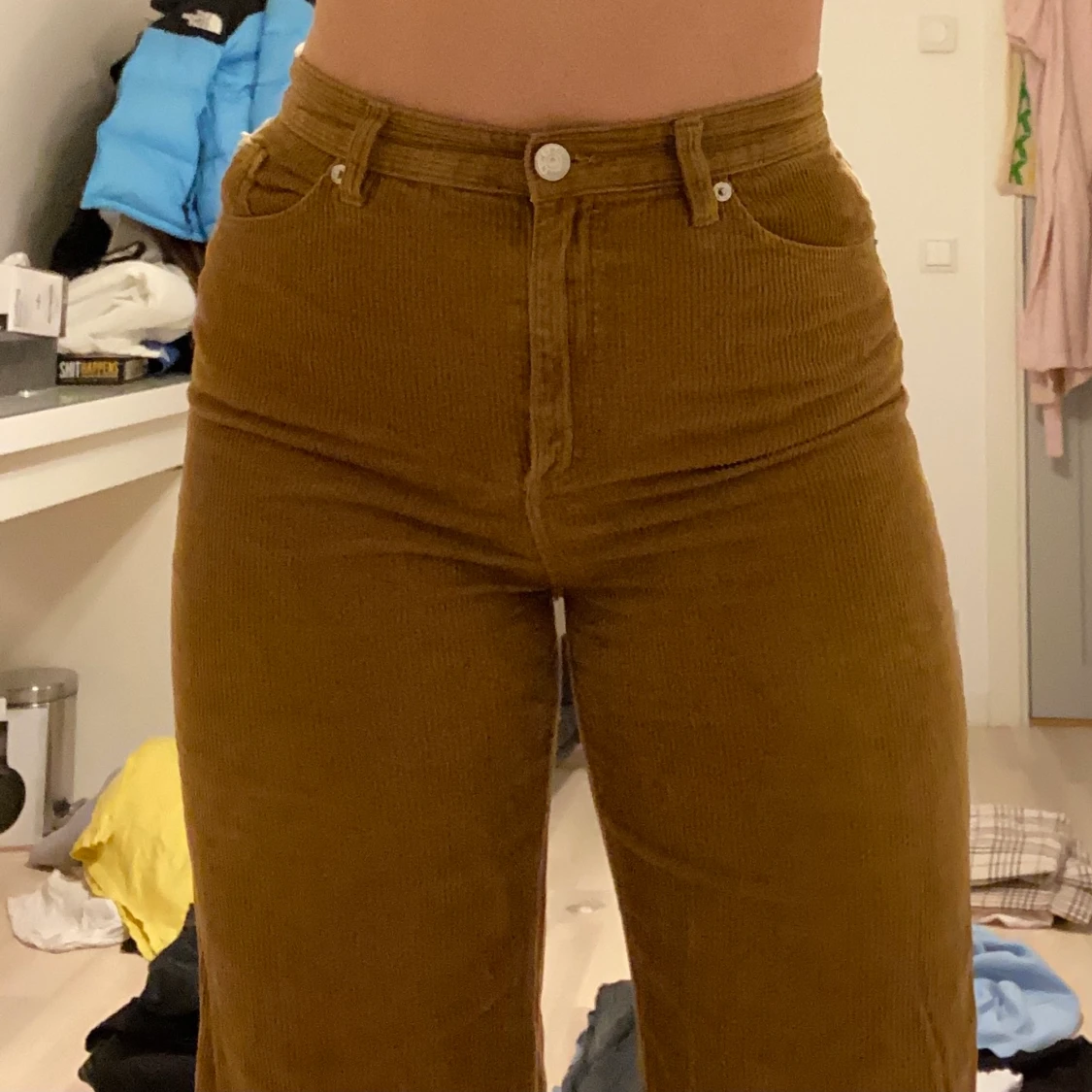 bruna manchesterbyxor - 90