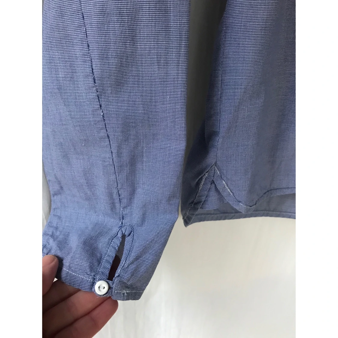 Baum und Pferdgarten blå blus vita knappar  - 91