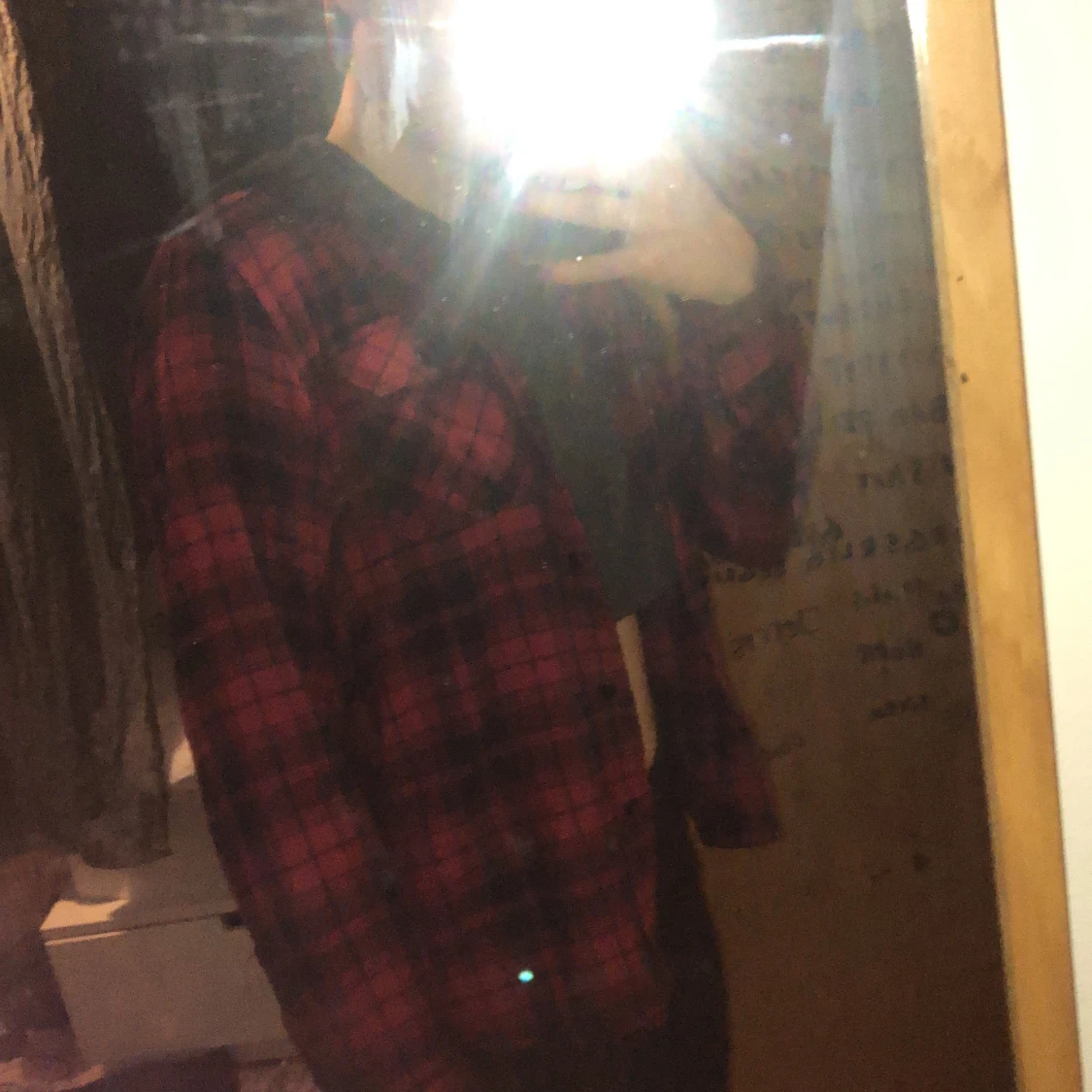 Röd/svart skjorta!  - 90