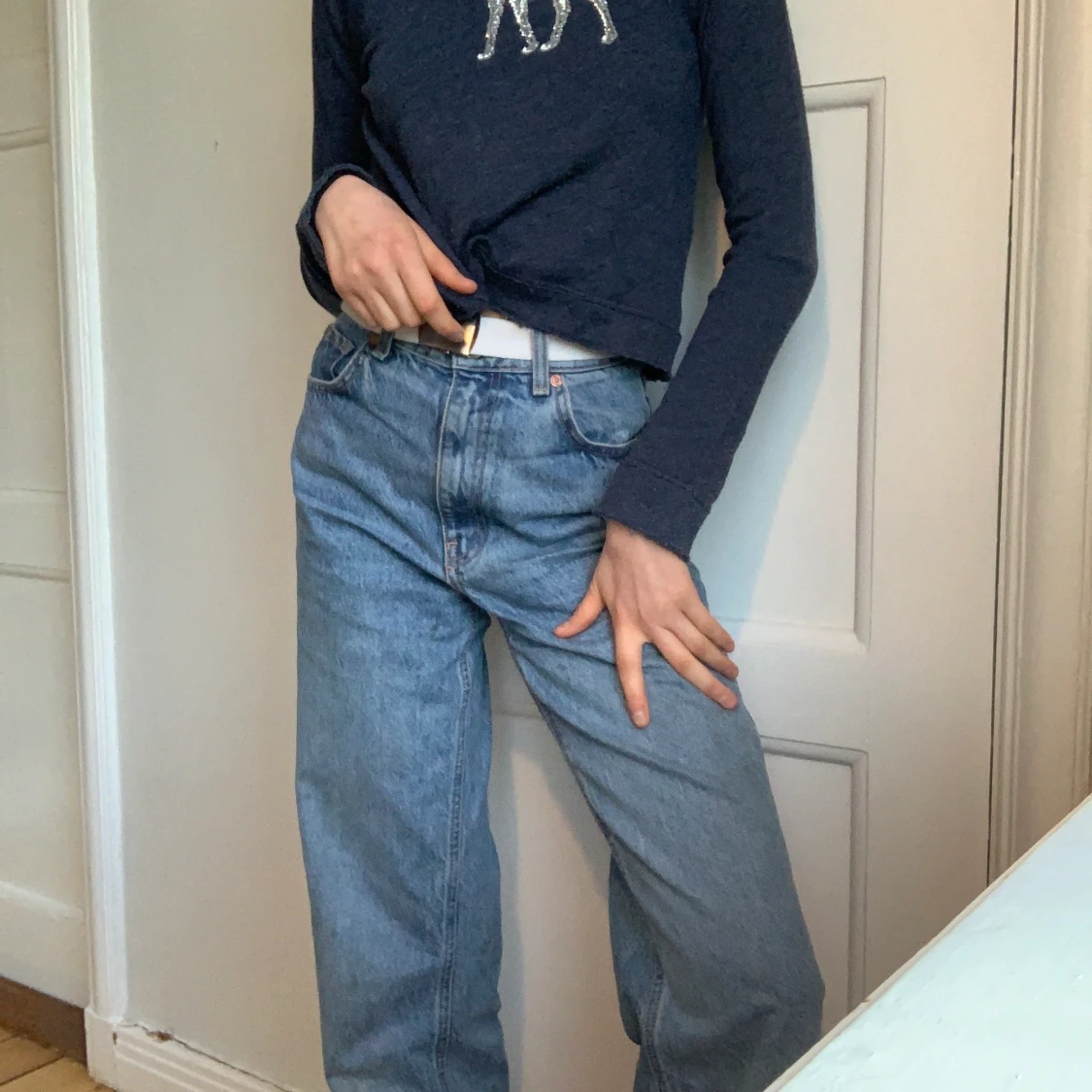 Abecrombie tröja mörkblå