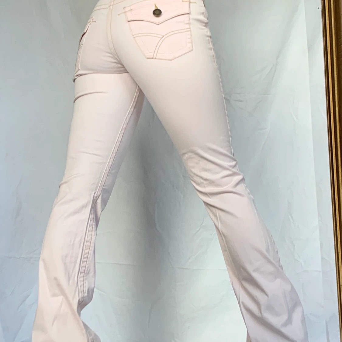 Ljusrosa bootcuts - 91