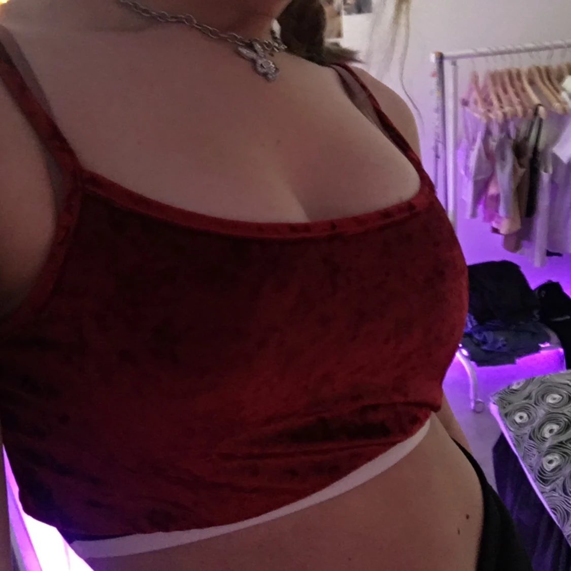 röd bralett - 90