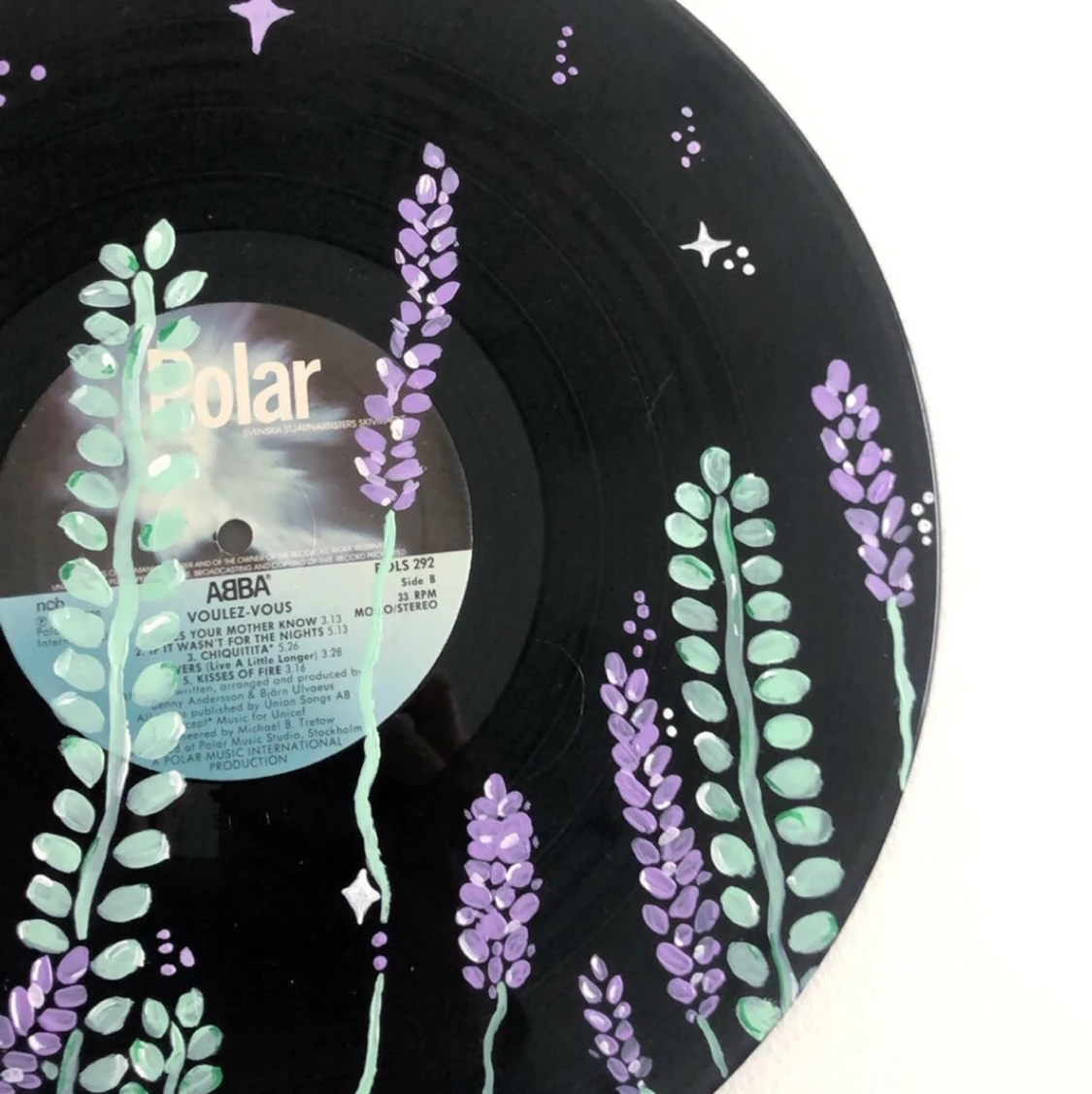 Målade vinylskivor - 91