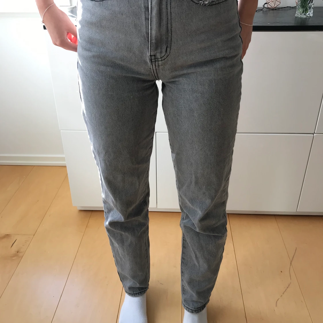 Gråa jeans - 90